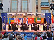 Halk dansları festivali Roma İtalya